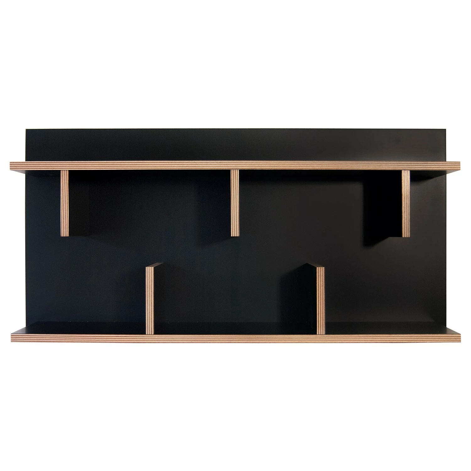 Temahome Wandregal Bern - Schwarz 1 Temahome Wandregal Bern - Schwarz