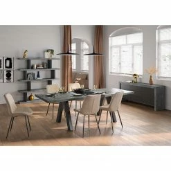 Temahome Sideboard Kobe I - Schwarz / Beton Dekor -Wohnzimmermöbel boutique en ligne 1000366655 220906 021 MOOD DETAILS P000000001000366655 mood