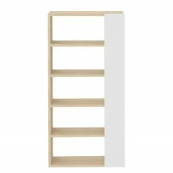 Temahome Regal Ella - Echtholzfurnier - Weiß / Eiche -Wohnzimmermöbel boutique en ligne 1000366656 220906 030 DETAILS P000000001000366656