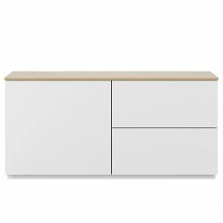 Temahome Kommode Join V - Weiß / Eiche -Wohnzimmermöbel boutique en ligne 1000366662 220906 040 DETAILS P000000001000366662