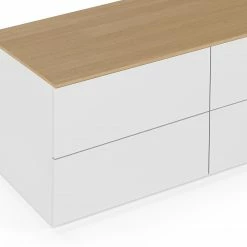 Temahome Kommode Join VI - Weiß / Eiche -Wohnzimmermöbel boutique en ligne 1000366683 220906 050 DETAILS P000000001000366683