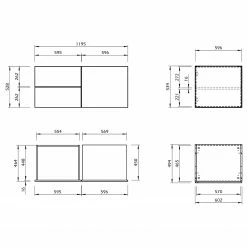 Temahome Sideboard Join X - Weiß / Eiche -Wohnzimmermöbel boutique en ligne 1000366684 220906 501 SKETCH DETAILS P000000001000366684 sketch