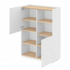 Temahome Highboard Nina - Echtholzfurnier - Weiß -Wohnzimmermöbel boutique en ligne 1000366698 220906 030 DETAILS P000000001000366698