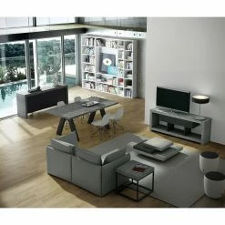 Temahome TV-Lowboard Nara - Beton Dekor / Schwarz -Wohnzimmermöbel boutique en ligne 1000366700 220906 023 MOOD DETAILS P000000001000366700 mood