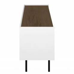 Temahome TV-Lowboard Radio - Echtholzfurnier - Weiß / Walnuss 13 Temahome TV-Lowboard Radio - Echtholzfurnier - Weiß / Walnuss -Wohnzimmermöbel boutique en ligne 1000366713 220906 050 DETAILS P000000001000366713