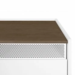 Temahome TV-Lowboard Radio - Echtholzfurnier - Weiß / Walnuss 15 Temahome TV-Lowboard Radio - Echtholzfurnier - Weiß / Walnuss -Wohnzimmermöbel boutique en ligne 1000366713 220906 070 DETAILS P000000001000366713