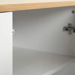 Temahome Sideboard Edge - Echtholzfurnier - / Weiß / Eiche -Wohnzimmermöbel boutique en ligne 1000366714 220906 050 DETAILS P000000001000366714