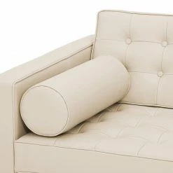 Fredriks Sofa Chelsea (3-Sitzer) Echtleder - Echtleder Gad: Creme - Kufen -Wohnzimmermöbel boutique en ligne 3 sitzer sofa chelsea leder creme kufen 3805092