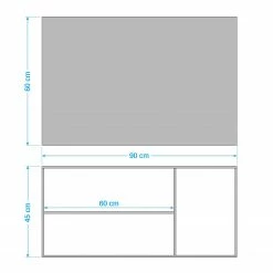 Norrwood Couchtisch Cascavel II - Metall - Weiß -Wohnzimmermöbel boutique en ligne 8000023598 191023 08592500098 SKETCH DETAILS P000000008000023598 sketch 1