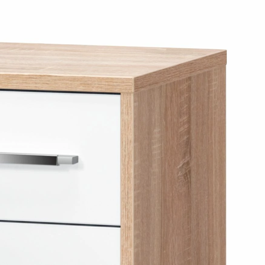 Aktenregal Merit - Eiche Sonoma Dekor / Hochglanz Weiß 5 Aktenregal Merit - Eiche Sonoma Dekor / Hochglanz Weiß – Bild 5