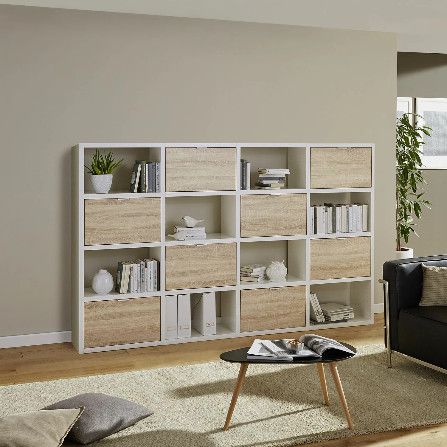 Fredriks Anbauregal Concept II - Hochglanz Weiß 4 Fredriks Anbauregal Concept II - Hochglanz Weiß – Bild 4