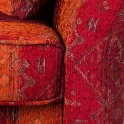 Maison Belfort Recamiere Adelaide (mit Schlaffunktion) - Webstoff Rot - Armlehne davorstehend links -Wohnzimmermöbel boutique en ligne artex recamire 2013 12 03 1 313818