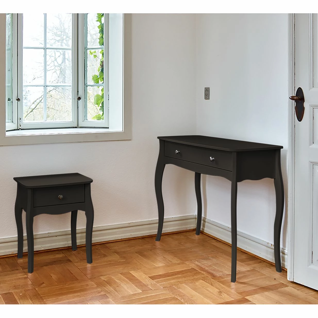 Steens Beistelltisch Baroque - Schwarz 3 Steens Beistelltisch Baroque - Schwarz – Bild 3