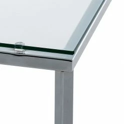 Fredriks Beistelltisch Cross - Metall - Silber -Wohnzimmermöbel boutique en ligne beistelltisch cross glas klar eckig 427362