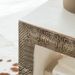 Wolf-Möbel Beistelltisch Goa White - Mehrfarbig -Wohnzimmermöbel boutique en ligne beistelltisch goa white mehrfarbig 4028300