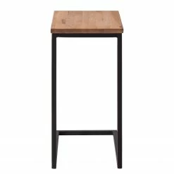 Ars manufacti Beistelltisch Montverde I - Eiche massiv / Metall - Eiche / Schwarz -Wohnzimmermöbel boutique en ligne beistelltisch montverde eiche massiv metall eiche 4667404