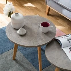 Mørteens Beistelltisch-Set Nilla II (2-teilig) - Beton Dekor 14 Mørteens Beistelltisch-Set Nilla II (2-teilig) - Beton Dekor -Wohnzimmermöbel boutique en ligne beistelltisch set nilla ii 2 teilig eiche teilmassiv beton dekor 4783416