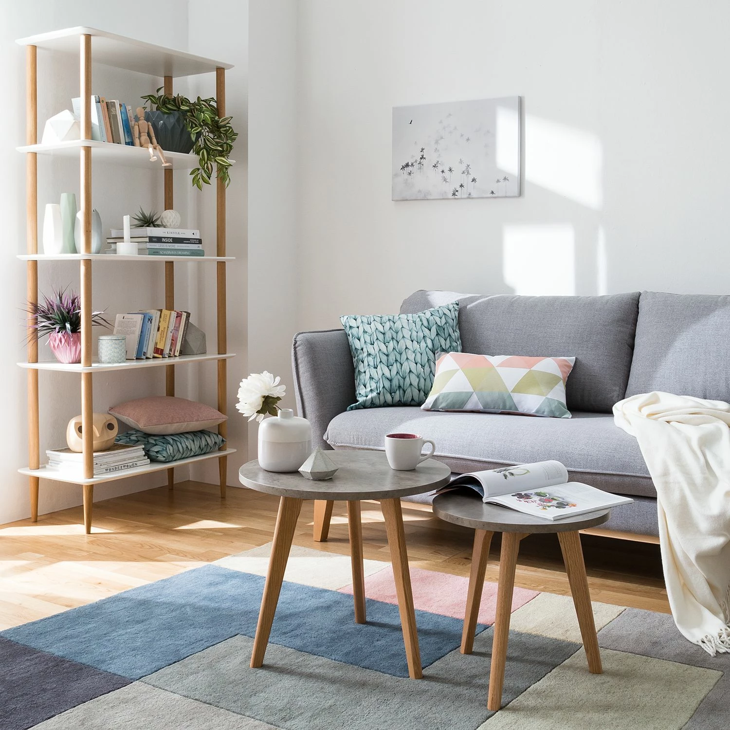 Mørteens Beistelltisch-Set Nilla II (2-teilig) - Beton Dekor 3 Mørteens Beistelltisch-Set Nilla II (2-teilig) - Beton Dekor – Bild 3