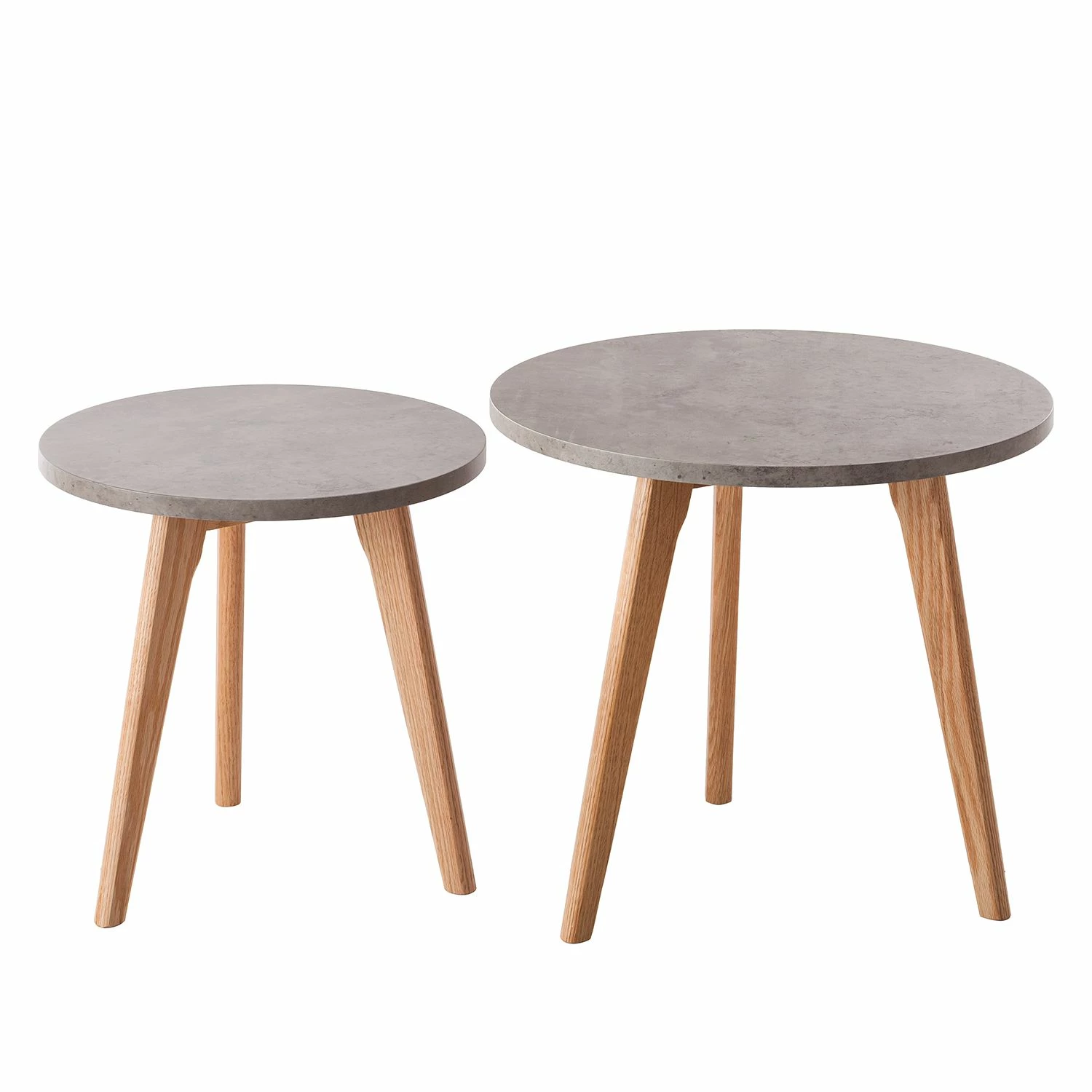 Mørteens Beistelltisch-Set Nilla II (2-teilig) - Beton Dekor 4 Mørteens Beistelltisch-Set Nilla II (2-teilig) - Beton Dekor – Bild 4
