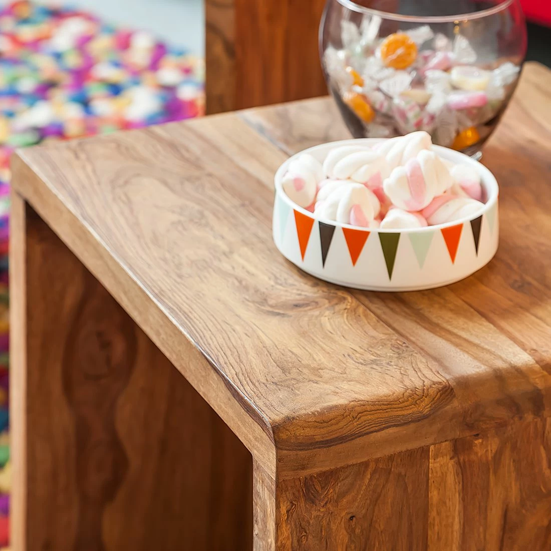 Ars Natura Beistelltisch-Set Trangle (2-teilig) - Sheesham Massiv 7 Ars Natura Beistelltisch-Set Trangle (2-teilig) - Sheesham Massiv – Bild 7