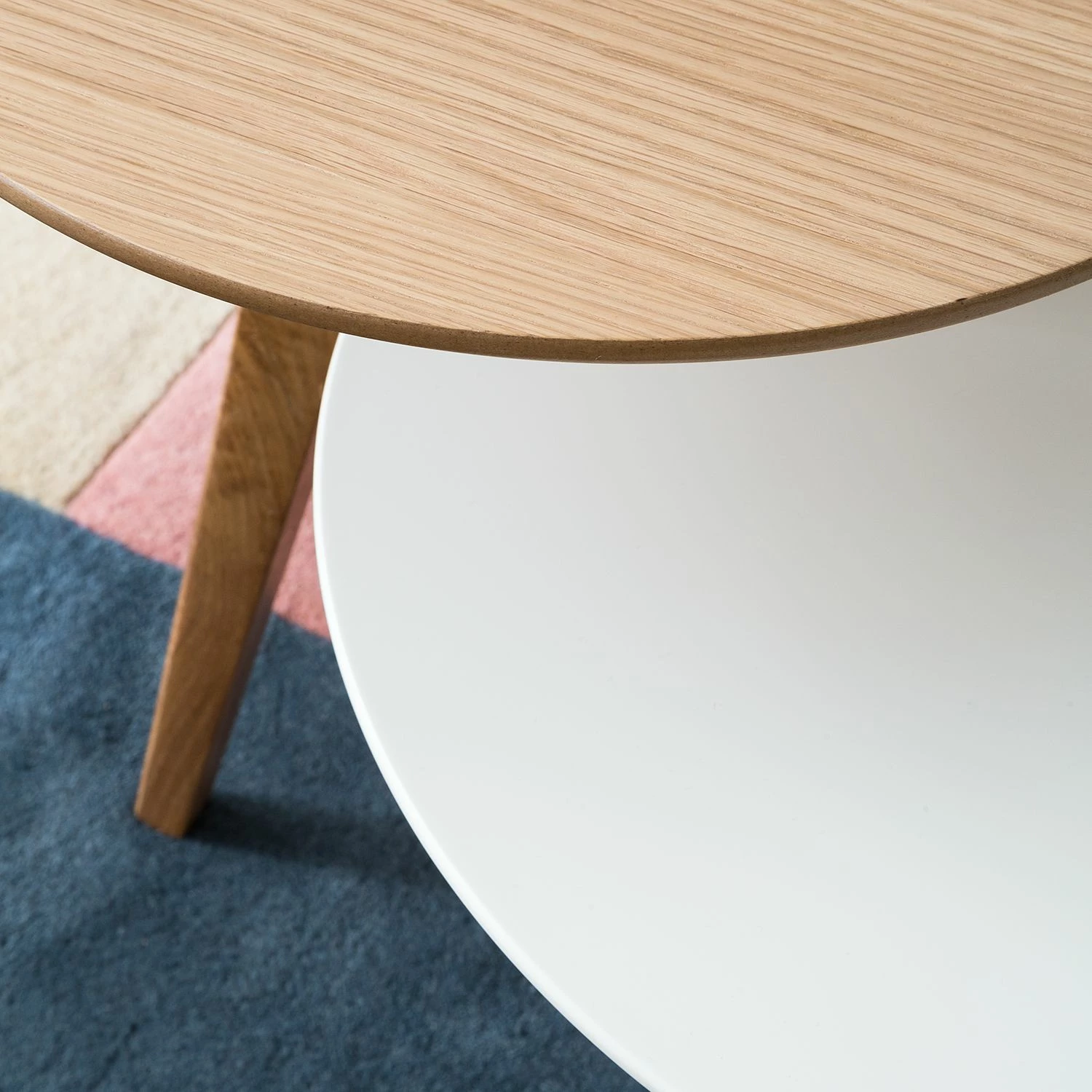 Mørteens Beistelltisch Wolka - Eiche teilmassiv - Eiche / Weiß 12 Mørteens Beistelltisch Wolka - Eiche teilmassiv - Eiche / Weiß – Bild 12