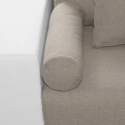 Roomscape Bigsofa Cubba (mit Schlaffunktion) - Kunstleder / Strukturstoff - Weiß / Cappuccino -Wohnzimmermöbel boutique en ligne bigsofa cubba mit schlaffunktion kunstleder strukturstoff weiss cappuccino 4069548