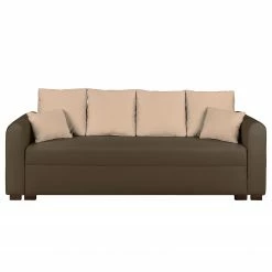 Fredriks Bigsofa Frontino - (mit Schlaffunktion) Strukturstoff - Espresso / Warmes Beige -Wohnzimmermöbel boutique en ligne bigsofa frontino mit schlaffunktion strukturstoff espresso warmes beige 4616784