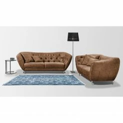 Ars manufacti Bigsofa Larrau - Antiklederlook -Wohnzimmermöbel boutique en ligne bigsofa larrau antiklederlook mittelbraun 5115944