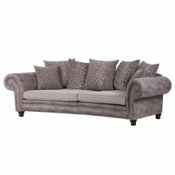 Jack & Alice Bigsofa Petites - Webstoff / Kunstleder - Taupe
