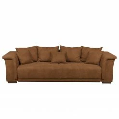 Ars Natura Bigsofa Rockypoint (mit Schlaffunktion) - Antiklederlook - Cognac -Wohnzimmermöbel boutique en ligne bigsofa rockypoint mit schlaffunktion microfaser cognac 4278428