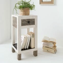 Wolf-Möbel Beistelltisch Goa White - Mehrfarbig -Wohnzimmermöbel boutique en ligne blumensaeule goa white mehrfarbig 4024156