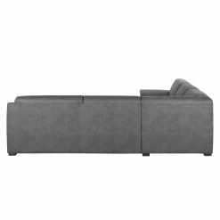 Modoform Boxspring-Ecksofa Pignola Microfaser - Antiklederlook - Grau -Wohnzimmermöbel boutique en ligne boxspring ecksofa pignola microfaser grau 3294925