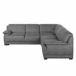 Modoform Boxspring-Ecksofa Pignola Microfaser - Antiklederlook - Grau -Wohnzimmermöbel boutique en ligne boxspring ecksofa pignola microfaser grau 3294929