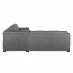 Modoform Boxspring-Ecksofa Pignola Microfaser - Antiklederlook - Grau -Wohnzimmermöbel boutique en ligne boxspring ecksofa pignola microfaser grau 3294933