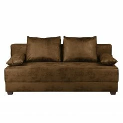 Ars Natura Boxspring-Schlafsofa Dingo - Antiklederoptik - Braun -Wohnzimmermöbel boutique en ligne boxspring schlafsofa dingo antiklederoptik braun 4100144