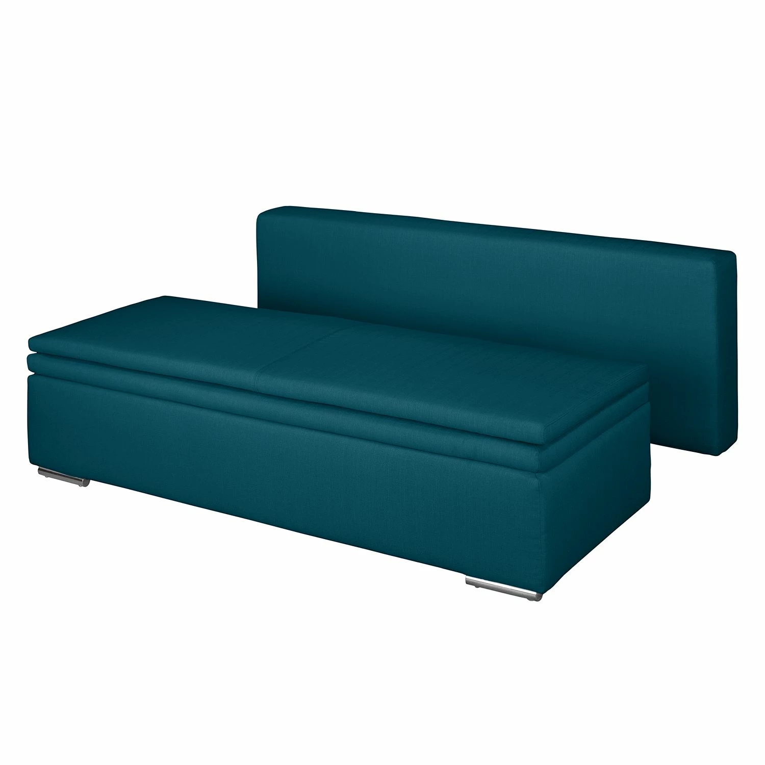 Fredriks Boxspring-Schlafsofa Goodlow - Webstoff Polia: Jeansblau - Mit Schlaffunktion 9 Fredriks Boxspring-Schlafsofa Goodlow - Webstoff Polia: Jeansblau - Mit Schlaffunktion – Bild 9
