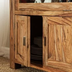 Wolf-Möbel Brotschrank Yoga - Sheesham massiv - Natur -Wohnzimmermöbel boutique en ligne brotschrank yoga sheesham massiv natur 1416987