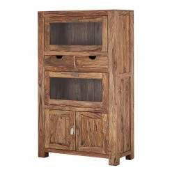 Wolf-Möbel Brotschrank Yoga - Sheesham massiv - Natur