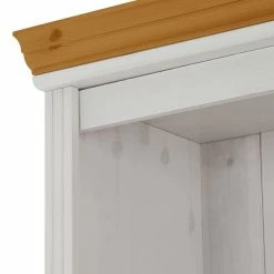 Maison Belfort Bücherwand Lillehammer IV - Kiefer massiv - Kiefer Weiß / Kiefer Honig -Wohnzimmermöbel boutique en ligne buecherwand lillehammer iv kiefer massiv weiss honig 1112570