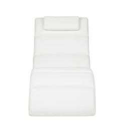 Fredriks Relaxliege Califfo - Kunstleder Weiß -Wohnzimmermöbel boutique en ligne califfo relaxsessel kunstleder weiss 1304126