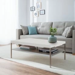 GWINNER Couchtisch Anzio - Matt Weiß - 110 x 65 cm -Wohnzimmermöbel boutique en ligne couchtisch anzio matt weiss 110 x 65 cm 4627788