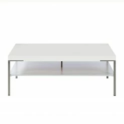GWINNER Couchtisch Anzio - Matt Weiß - 110 x 65 cm -Wohnzimmermöbel boutique en ligne couchtisch anzio weiss 100 x 65 cm 4524020