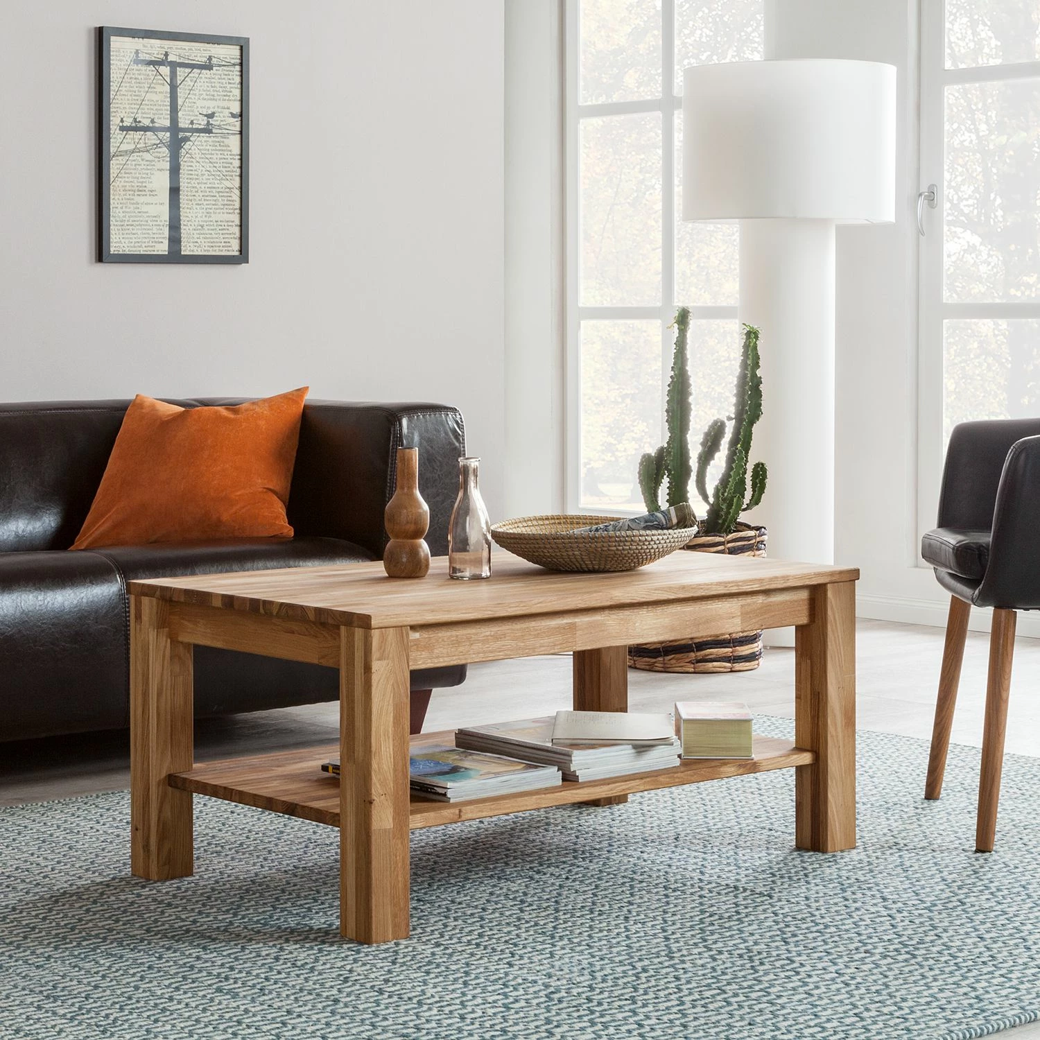 Ars Natura Couchtisch BenWOOD II - Eiche massiv 2 Ars Natura Couchtisch BenWOOD II - Eiche massiv – Bild 2