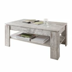 Trendteam Couchtisch Elliot - White Kiefer Dekor