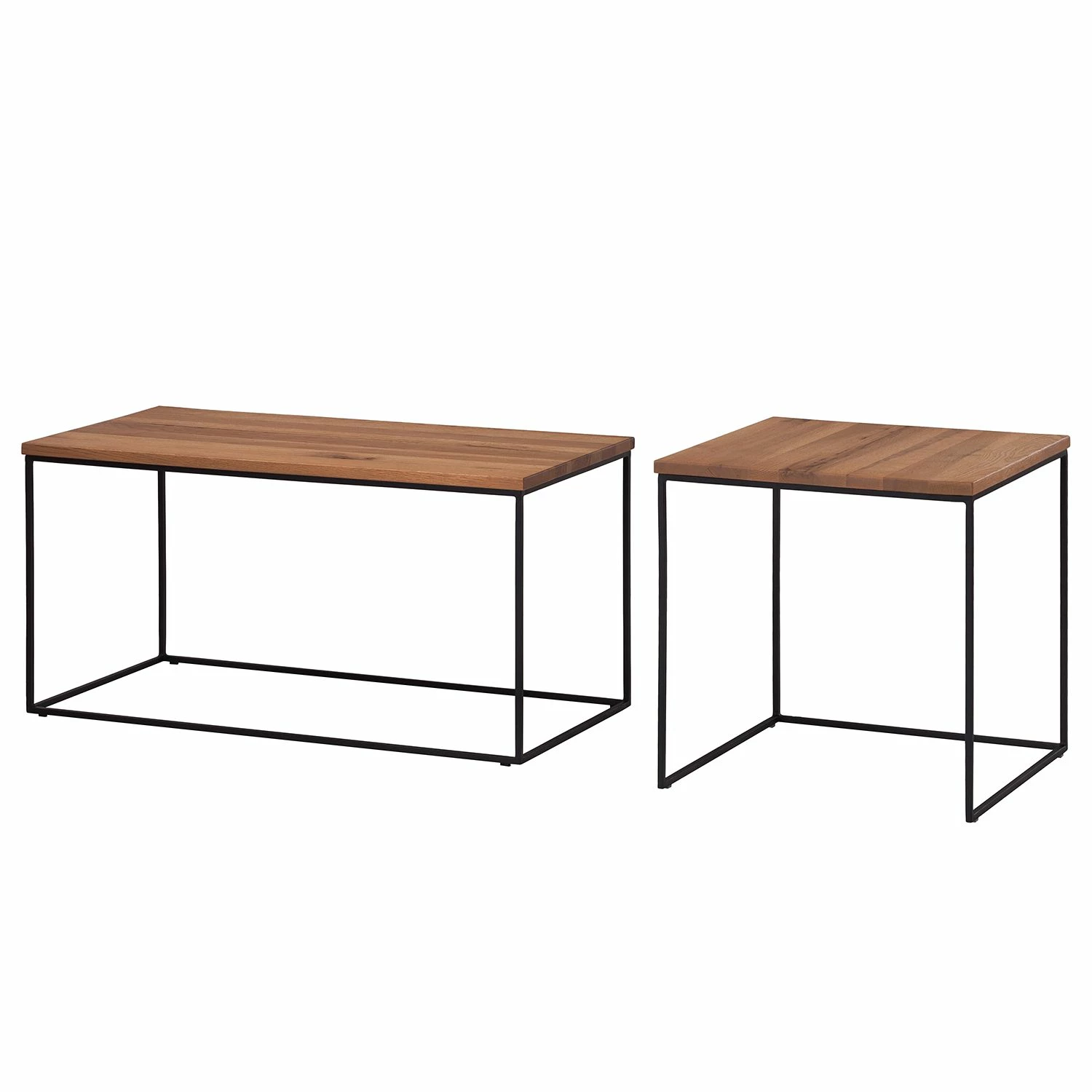 Ars manufacti Couchtisch Minneola (2-teilig) - Eiche massiv / Metall - Eiche 6 Ars manufacti Couchtisch Minneola (2-teilig) - Eiche massiv / Metall - Eiche – Bild 6