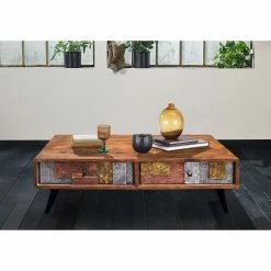 Wolf-Möbel Couchtisch Orient - Akazie massiv / Metall - Mehrfarbig 24 Wolf-Möbel Couchtisch Orient - Akazie massiv / Metall - Mehrfarbig -Wohnzimmermöbel boutique en ligne couchtisch nura akazie massiv mehrfarbig 5095800