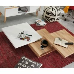 Loftscape Couchtisch Orsa - Eiche Sonoma Dekor / Weiß -Wohnzimmermöbel boutique en ligne couchtisch orsa eiche sonoma dekor weiss 2551002