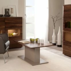 GWINNER Couchtisch Solano - Nussbaum / Platingrau - Höhenverstellbar -Wohnzimmermöbel boutique en ligne couchtisch solano nussbaum platingrau ohne funktion 3113925