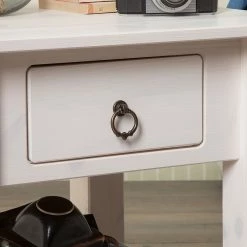 Maison Belfort Beistelltisch Valmer I - Weiß -Wohnzimmermöbel boutique en ligne couchtisch valmer i kiefer massiv weiss 517727