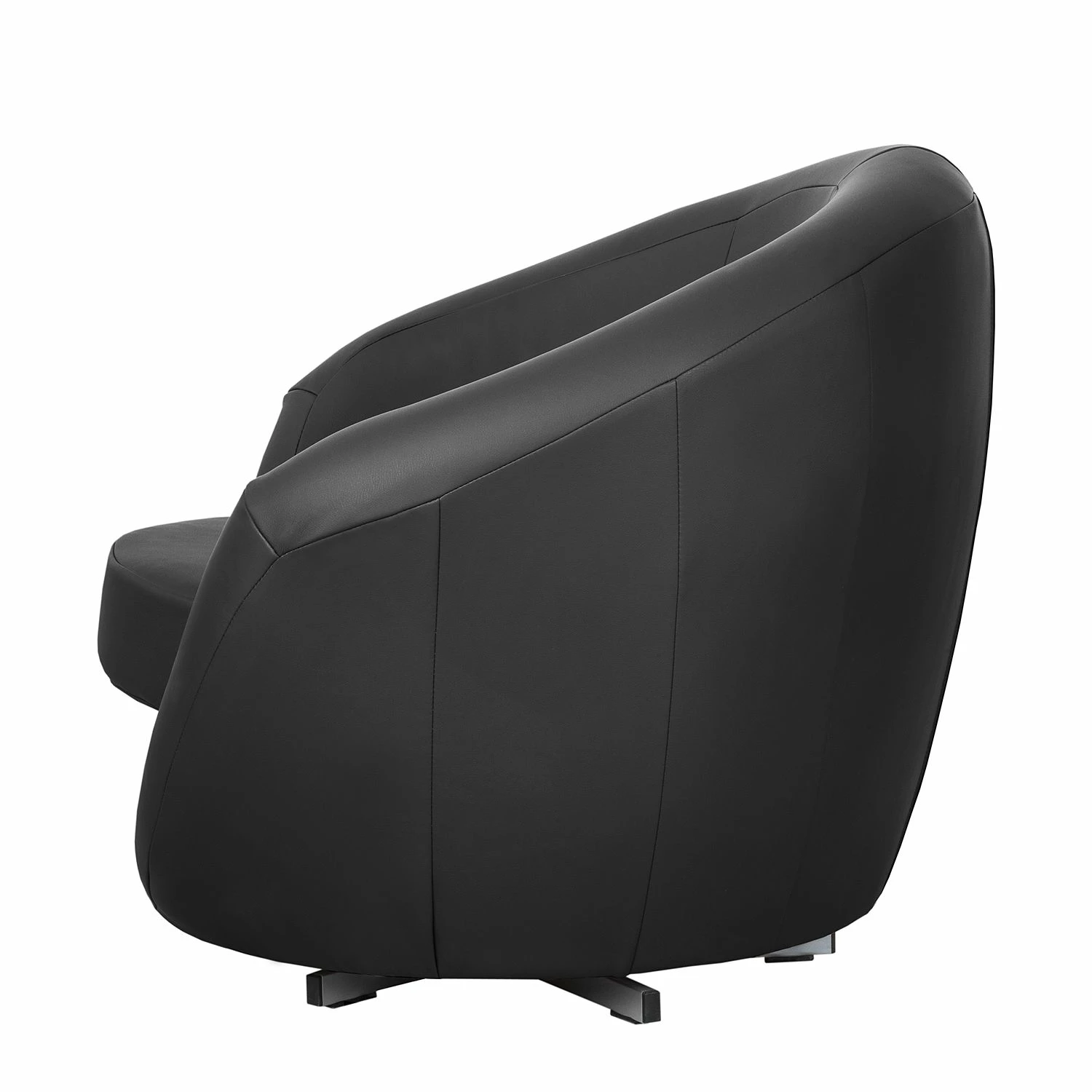 Fredriks Drehsessel Marvin Kunstleder - Schwarz 4 Fredriks Drehsessel Marvin Kunstleder - Schwarz – Bild 4